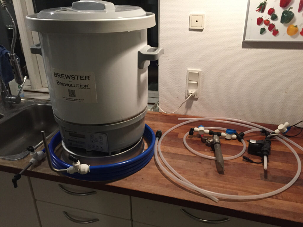 Brewster - mit første bryganlæg