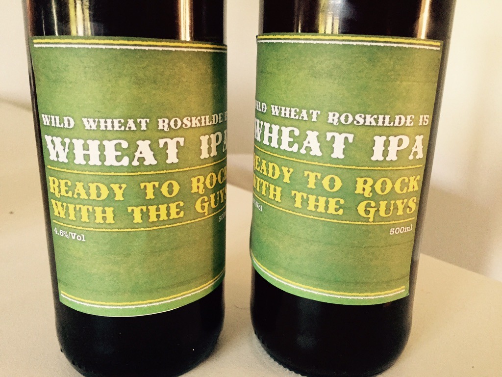 To flasker Wild Wheat Roskilde med grøn etiket